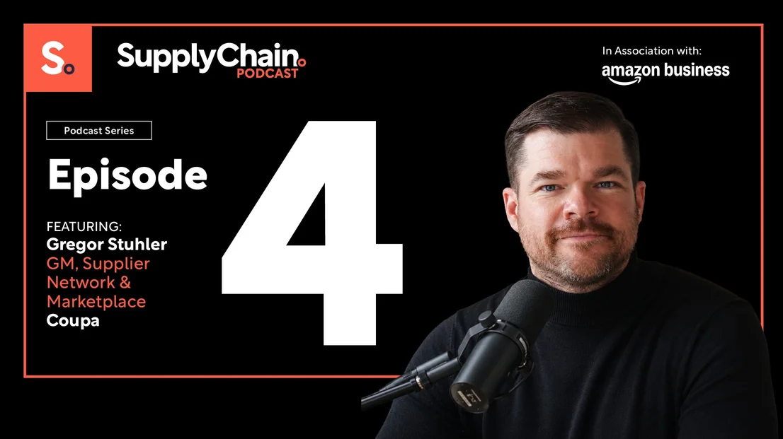Supply Chain Podcast: Gregor Stuhler at Coupa on AI Strategy thumbnail