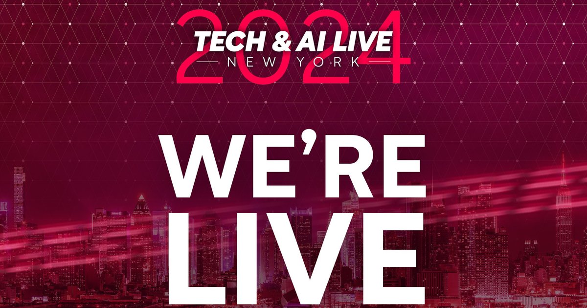 Tech & AI LIVE New York - We're LIVE | AI Magazine