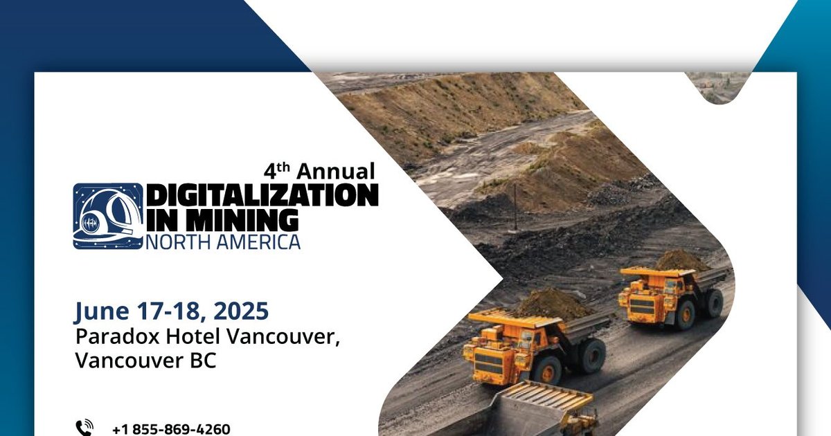 4th Annual Digitalization In Mining North America Mining Digital