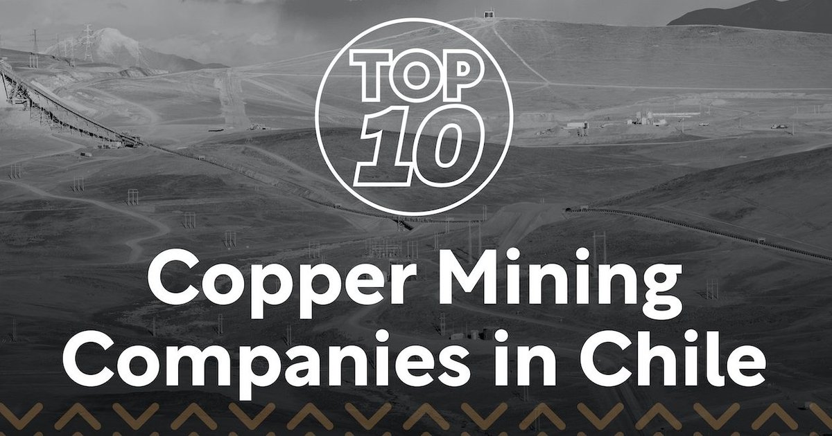Top 10: Empresas mineras de cobre en Chile