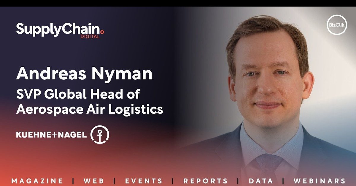 Andreas Nyman Secures Aerospace Logistics at Kuehne+Nagel