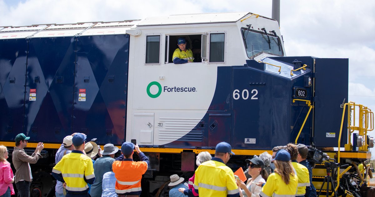 Fortescu's Sustainable Battery-Electric Locomotives