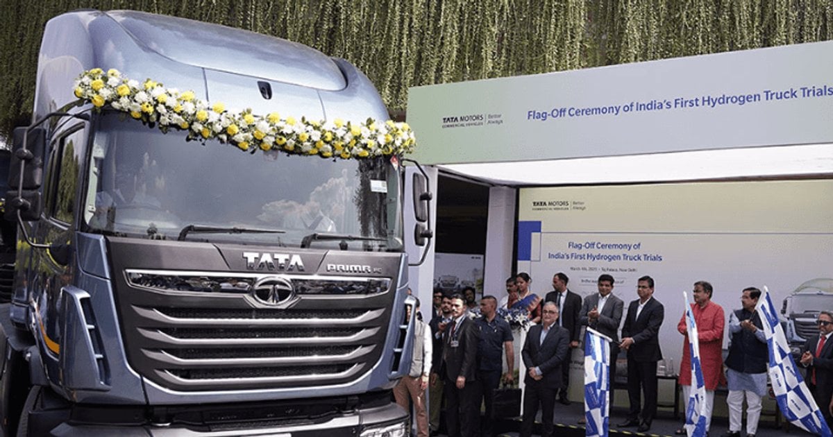 Tata Motors Launches India's First Hydrogen-Powered Truck Trials Towards Net Zero Emissions