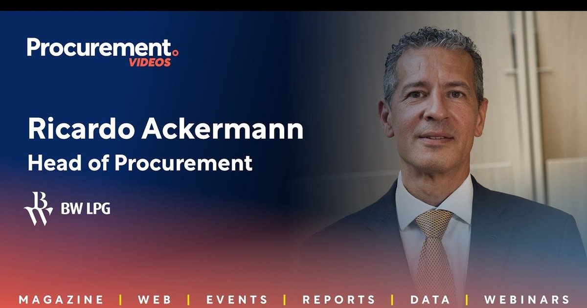 Ricardo Ackermann on BW LPG’s Procurement Transformation