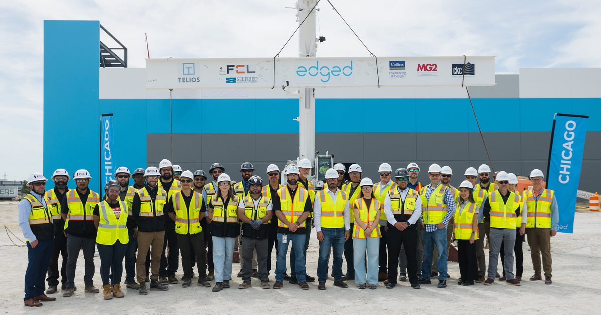 Edged US Tops Out Its Second AI-Ready Chicago Data Centre