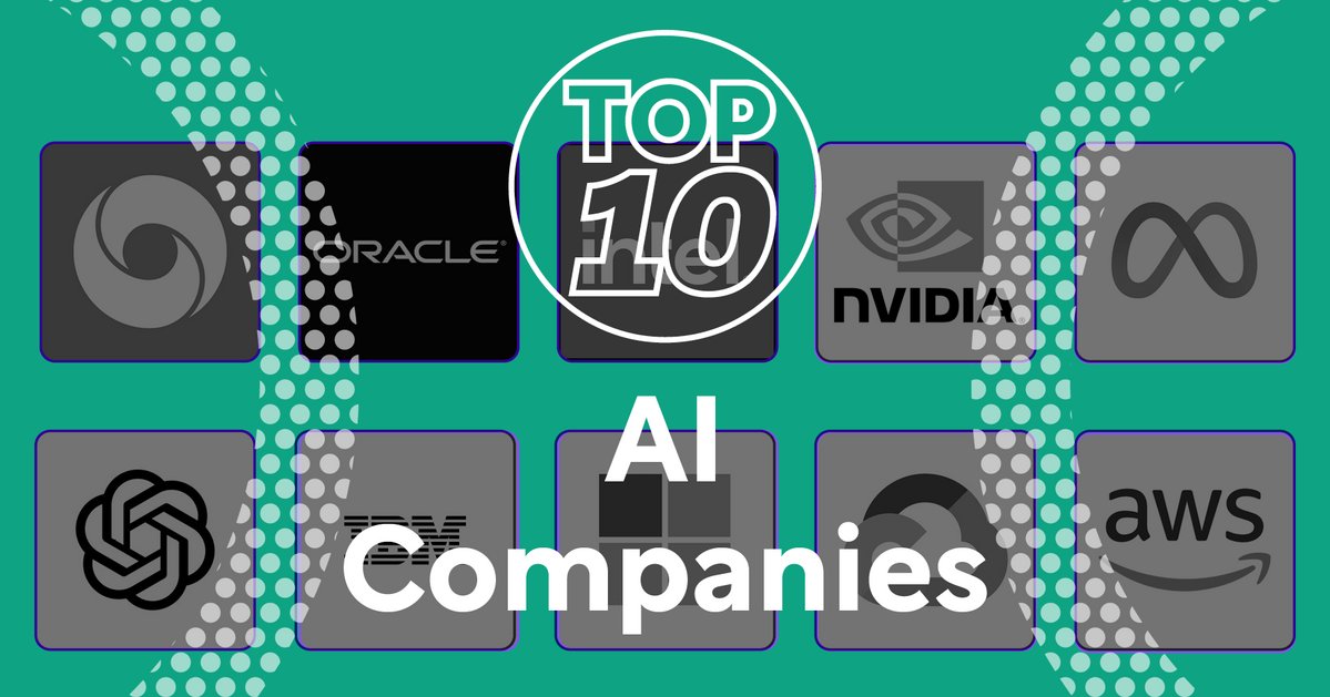 top 10 ai companies