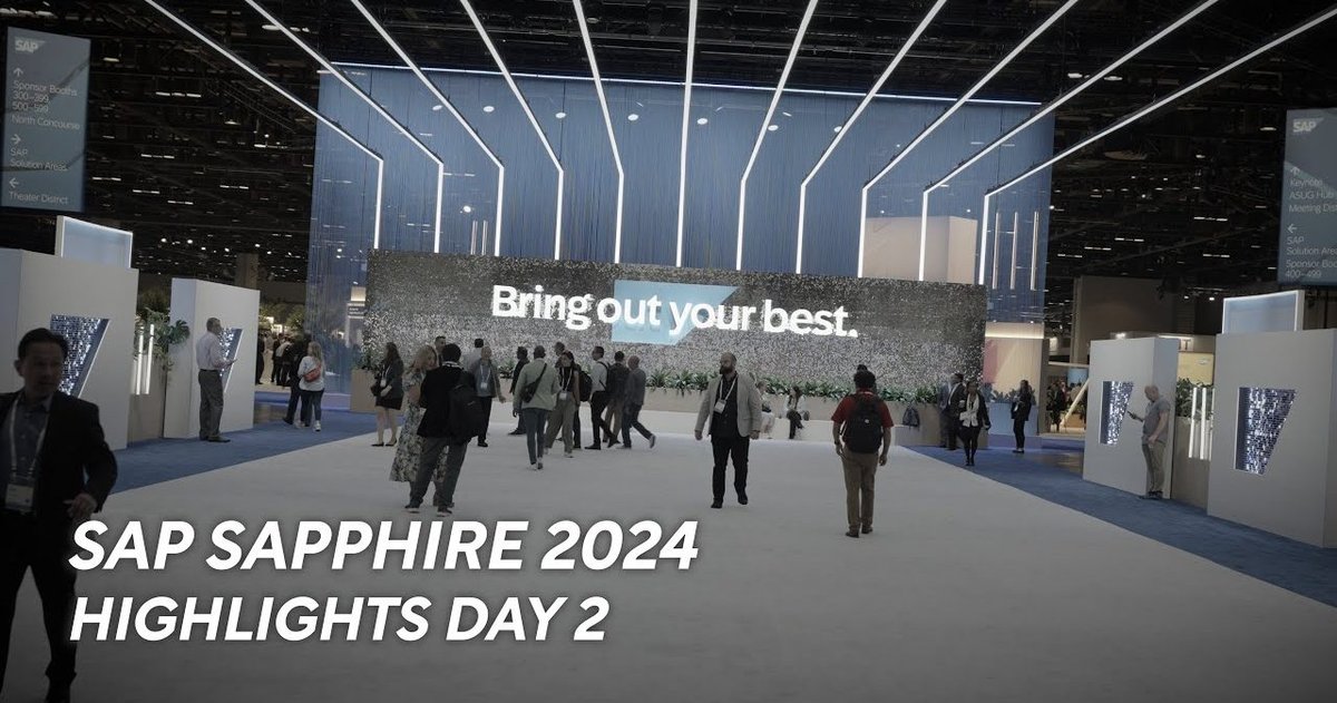 SAP Sapphire 2024 Highlights From Day Two Technology Magazine