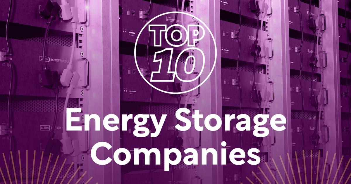 Top 10: Energy Storage Companies | Energy Magazine