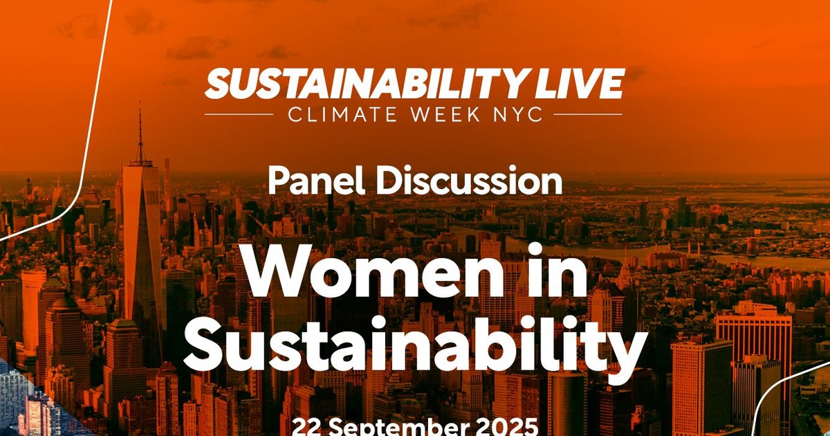 Join us in New York at Sustainability LIVE: Climate Week NYC ...