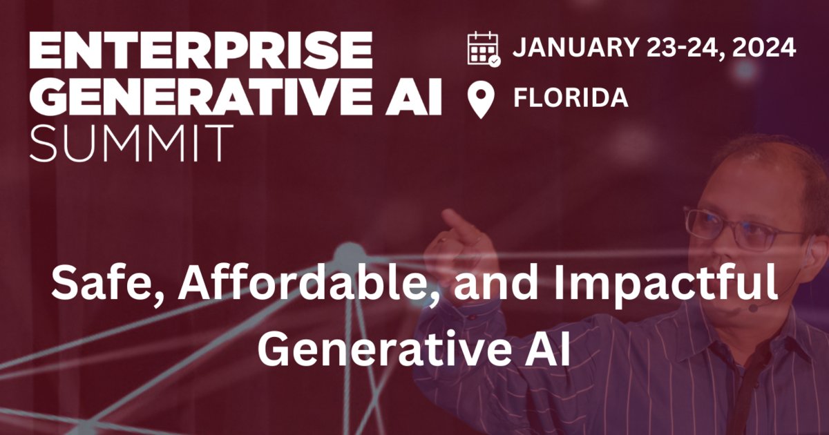 Enterprise Generative AI Summit 2024 | Data Centre Magazine