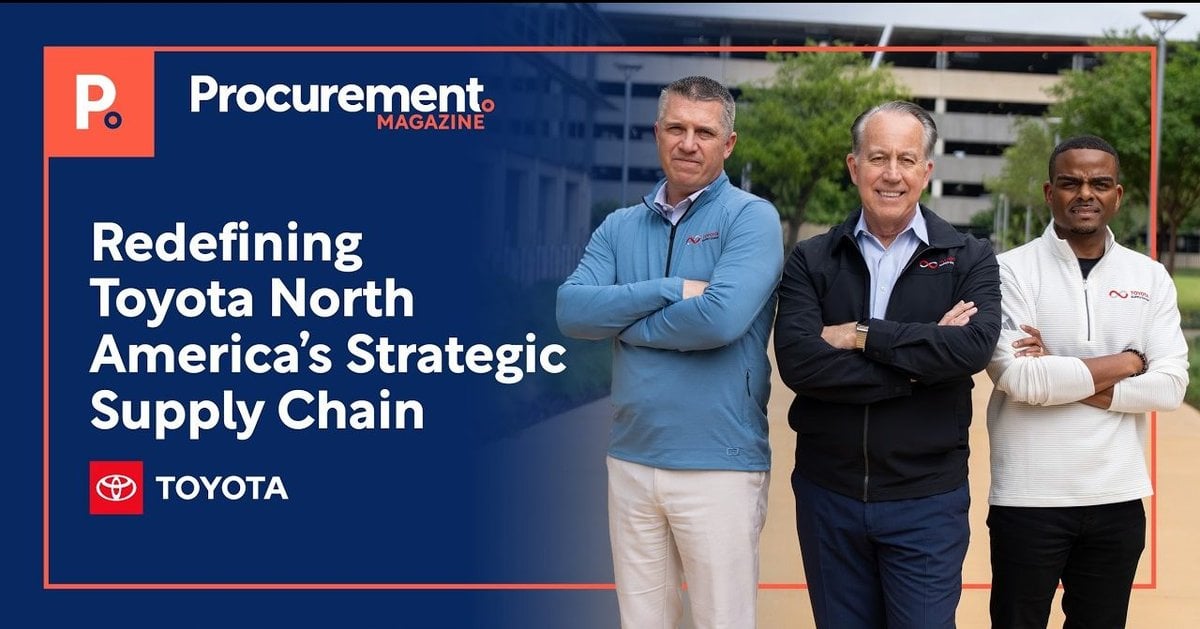 Video Procurement Strategy Toyota North America's AI & Data-Driven Supply Chain Revamp