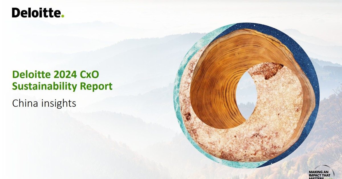 Shell Li Deloitte Deloitte: Why CxOs see Sustainability as Growth Opportunity ...