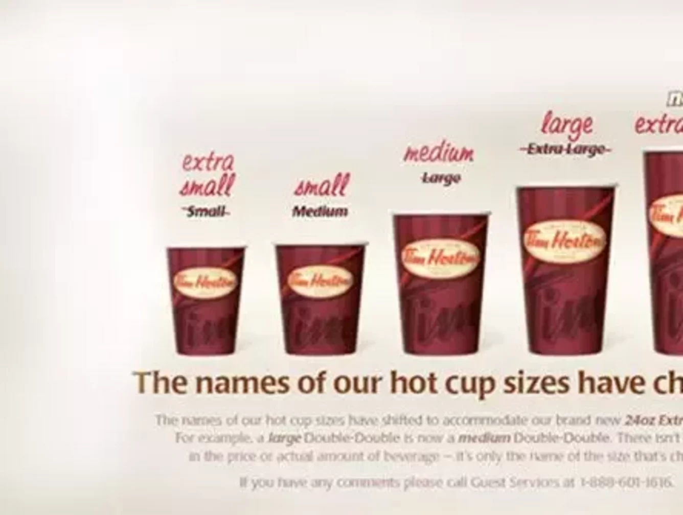 Tim Hortons Introduces New Coffee Cup Sizes Business Chief North America