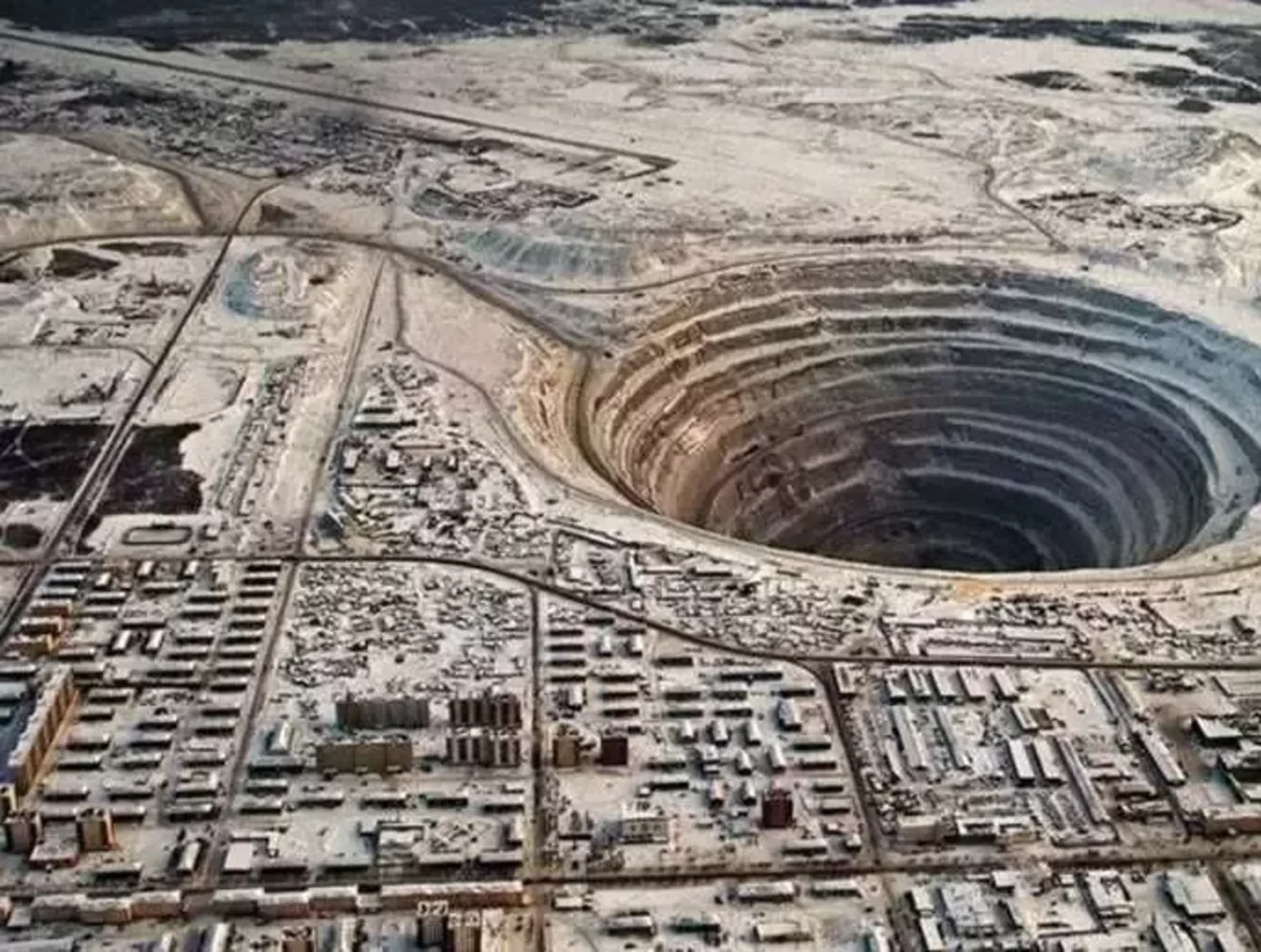 diamond in a mine