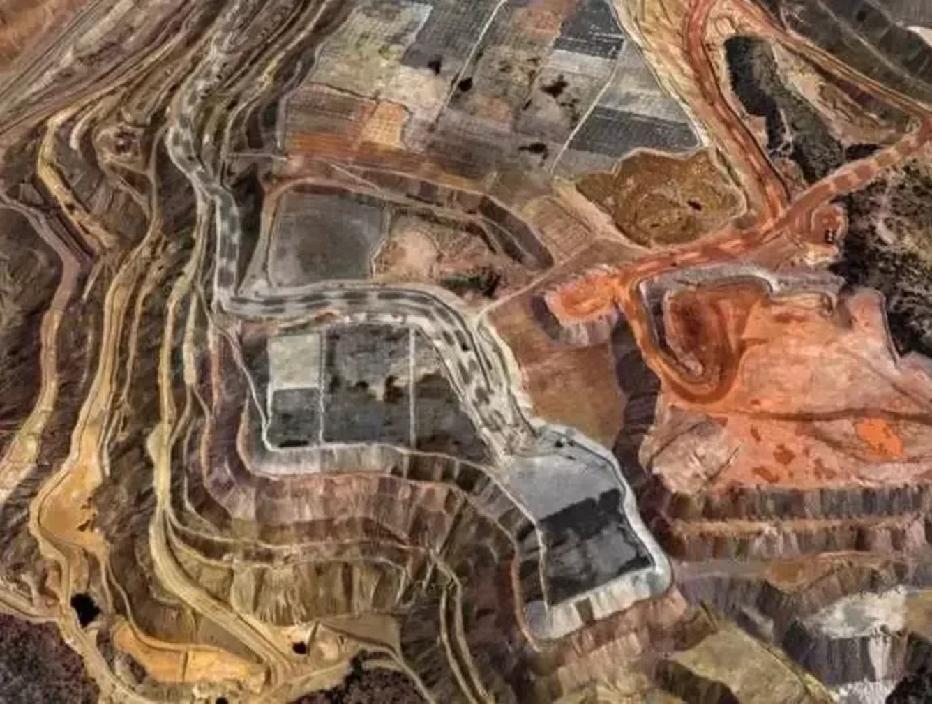 PHOTOS] Aerial images of open pit copper mines | Mining Digital
