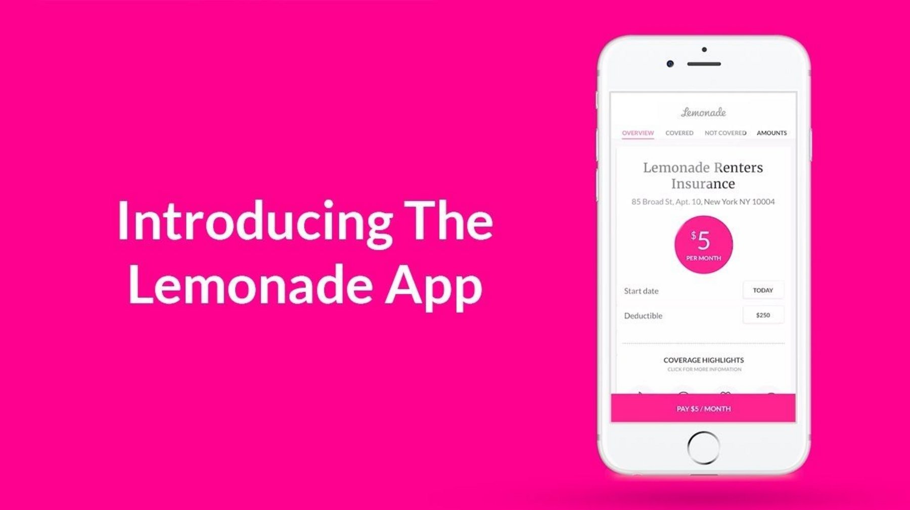 Introducing The Lemonade App [See It In Action] FinTech Magazine
