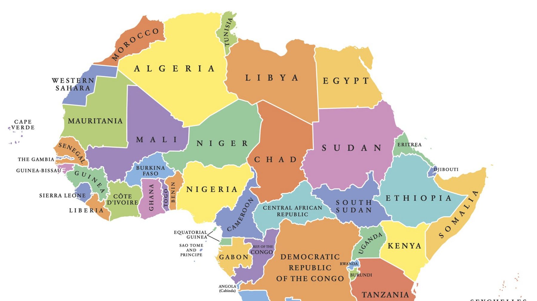 Mapa interactivo de africa