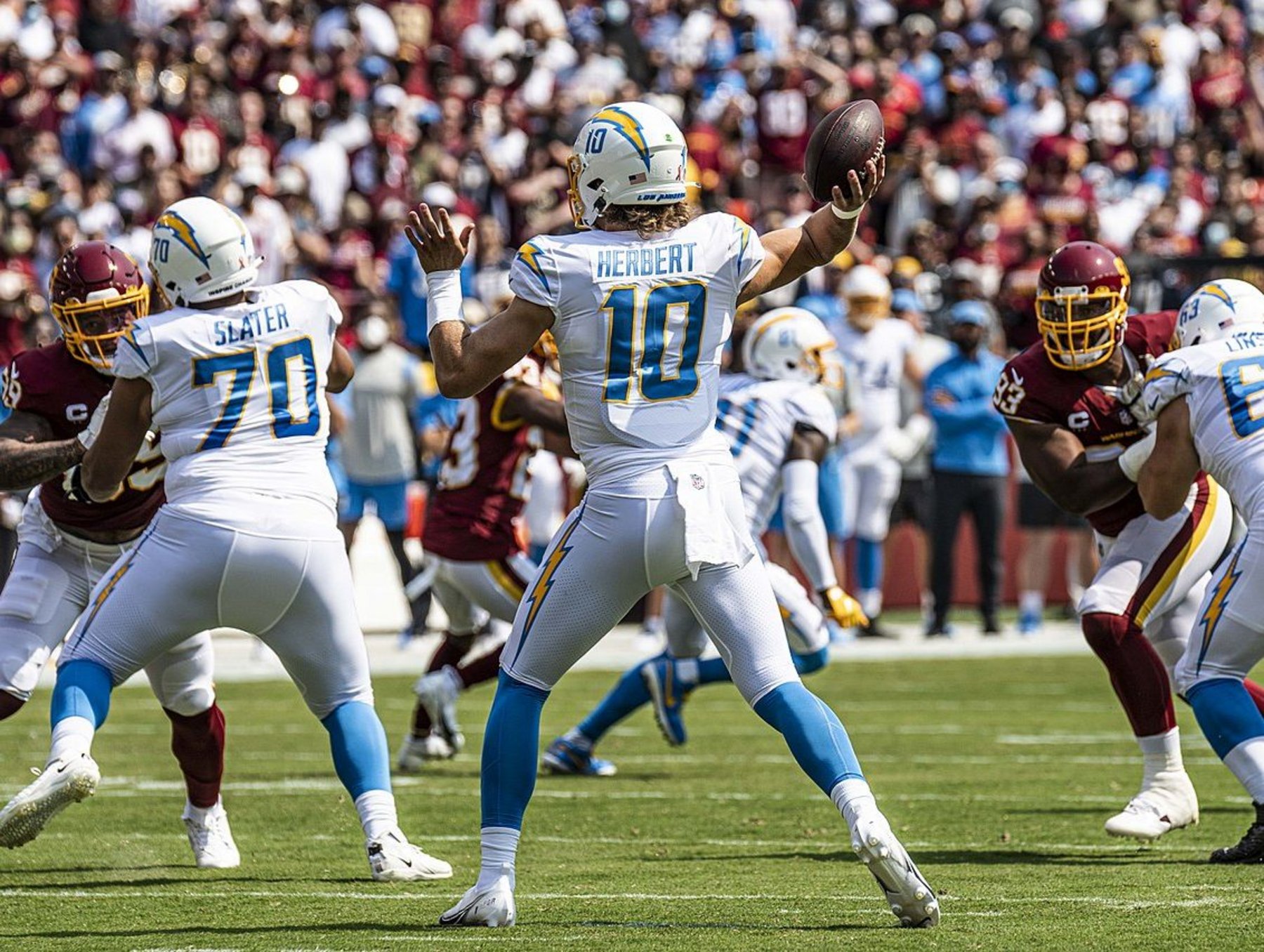 AI Robots at opening LA chargers NFL game - there to promote the