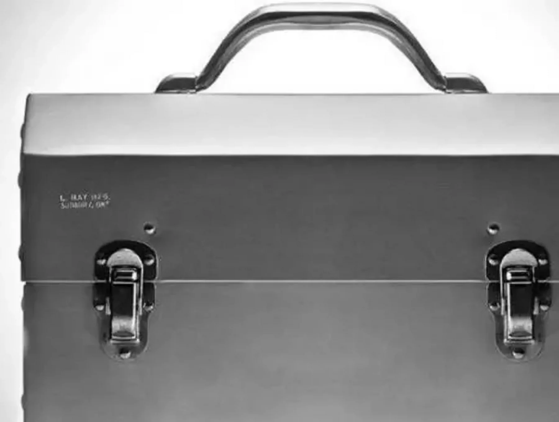 Nickel-Plated Aluminum Lunch Box