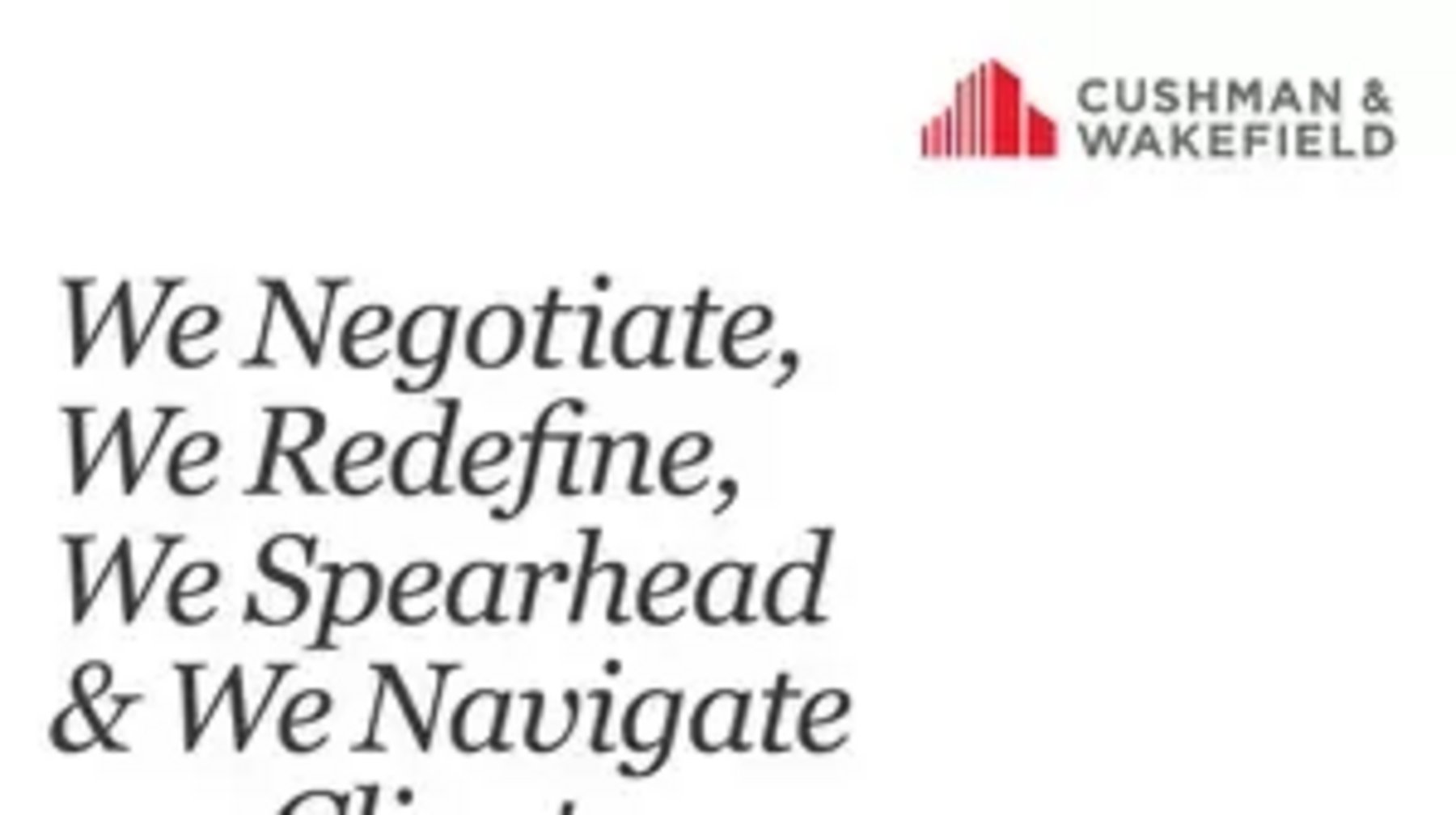 Cushman & Wakefield creating a logistics legacy Supply Chain Magazine