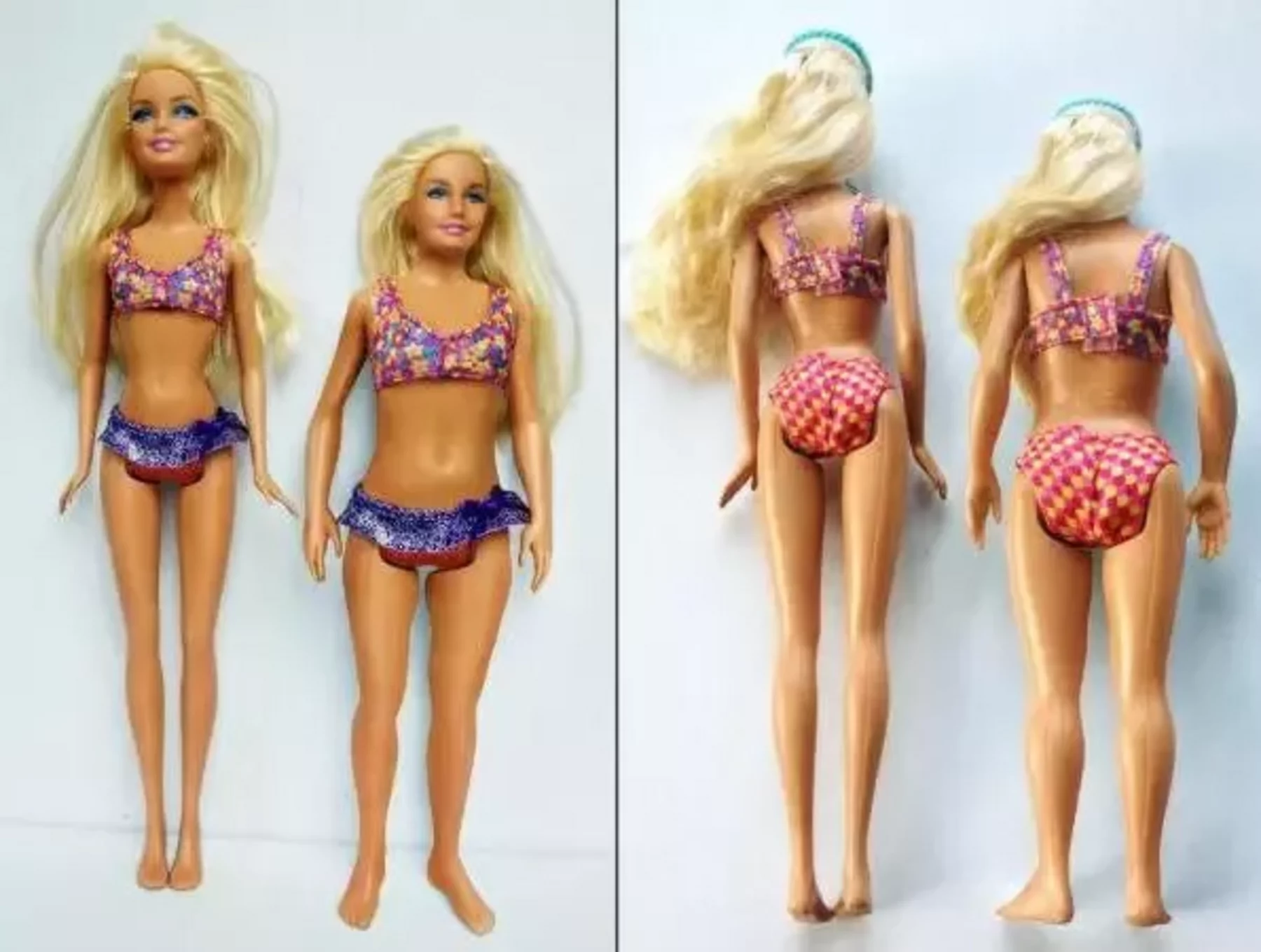 Average top size barbie