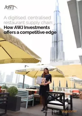 A digitised, centralised restaurant supply chain: How AWJ Investments offers a competitive edge