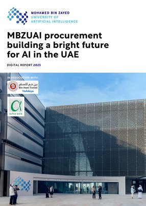 MBZUAI procurement building bright future for AI in the UAE