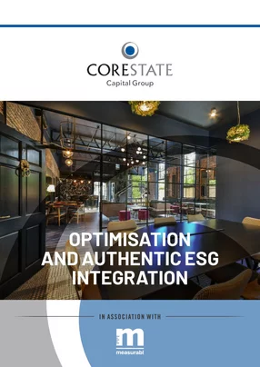 Corestate Capital drives business optimisation alongside authentic integration of ESG practices
