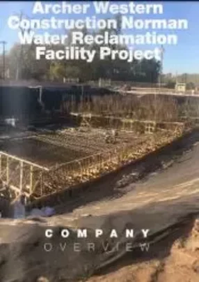 Archer Western Construction Norman Water Reclamation Facilit
