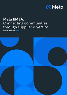Meta EMEA: Connecting communities through supplier diversity