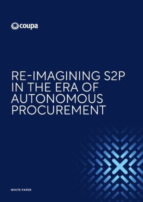 Re-Imagining S2P in the Era of Autonomous Procurement