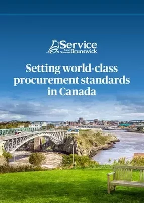 How Service New Brunswick is setting world-class procurement standards in Canada