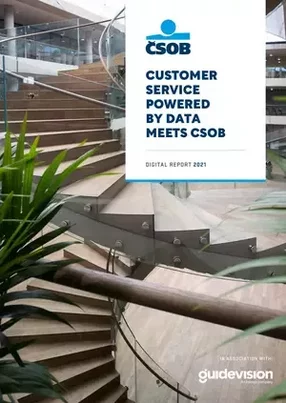 Customer service powered by data meets CSOB