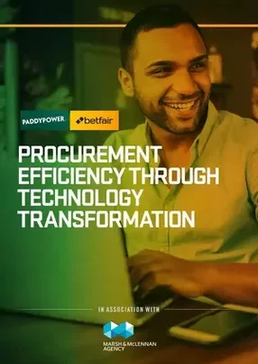 Paddy Power Betfair will improve procurement efficiency as part of its digital transformation journey