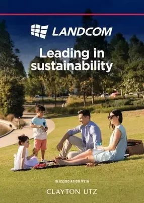 Landcom is fast becoming a sustainability leader