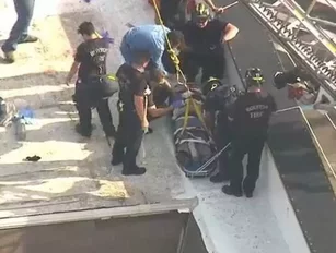 Worker rescued from Houston Building after being Impaled by Saw Blade
