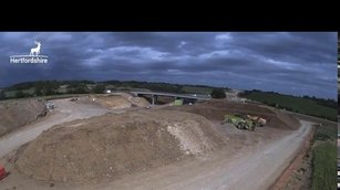 A120 Bypass Construction Timelapse – July 2020