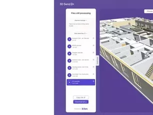View model designs instantly with 3D Send