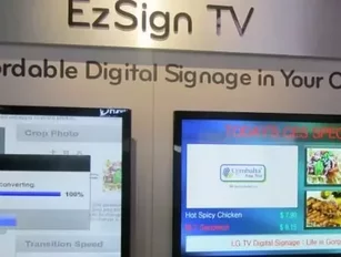 LG Reveals OLED HDTV and EZSign TV at CES 2012