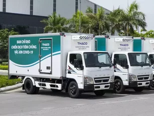 FUSO Donates Canter Trucks to COVID Campaign, Vietnam