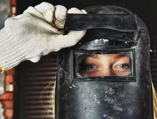 Women in Construction: welding