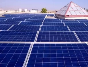Saudi Aramco's landmark green installation