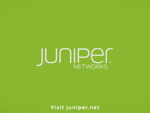 Juniper Networks - keeping cloud providers operational