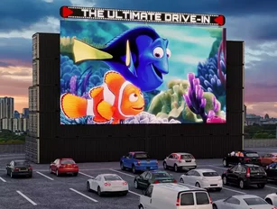 Ultimate Outdoor Entertainment unveils 50-foot screen