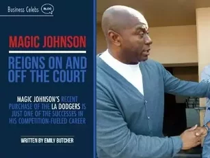 Magic Johnson Reigns On and Off the Court