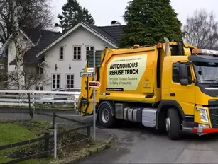 VIDEO: Volvo is trialling a driverless bin lorry in Sweden
