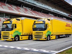 DHL fuels F1 net zero drive with biofuel truck fleet