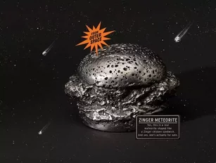 KFC has launched an online merchandise shop, with $20,000 Zinger-carved meteorite for sale
