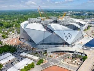 The $1.6bn Mercedes Benz Stadium closes in on opening day