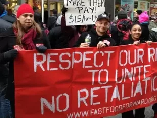 Fast Food Workers Strike In NYC